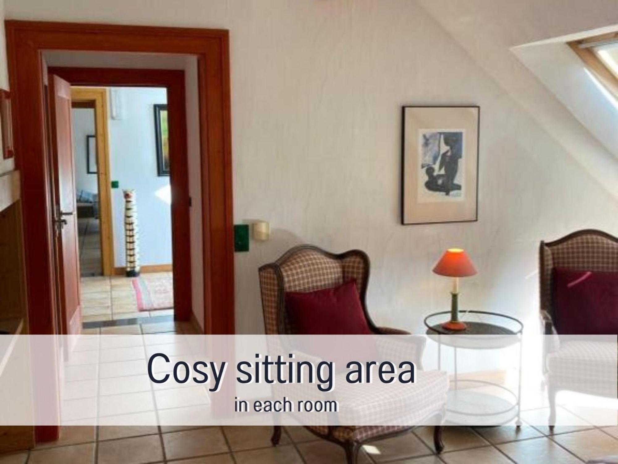 Paulis Cozy 4-Bedroom Vacation Home - With 4 Bathrooms Sun Terrace & Sauna, Nice To Hike & Bike, To Chil & Meet 比林根 外观 照片